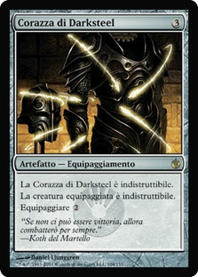Darksteel Plate
Mirrodin Besieged - Italian
Single
Magic The Gathering