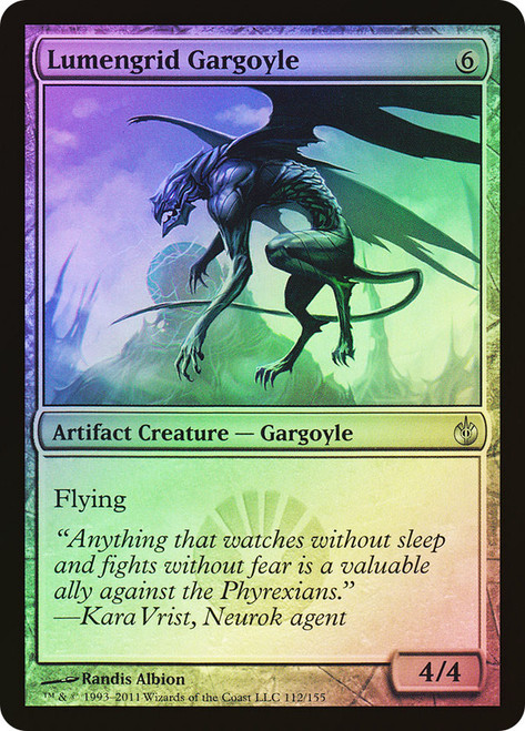 Lumengrid Gargoyle\nMirrodin Besieged\nSingle\nMagic The Gathering
