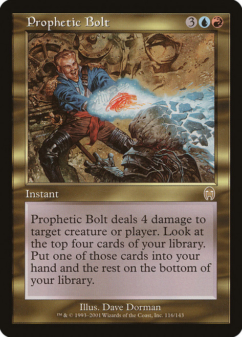 Prophetic Bolt\nApocalypse\nSingle\nMagic The Gathering