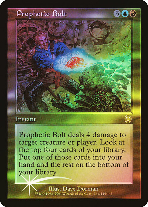 Prophetic Bolt\nApocalypse\nSingle\nMagic The Gathering