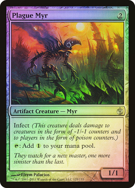 Plague Myr\nMirrodin Besieged\nSingle\nMagic The Gathering
