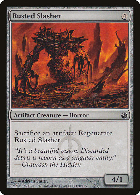 Rusted Slasher\nMirrodin Besieged\nSingle\nMagic The Gathering