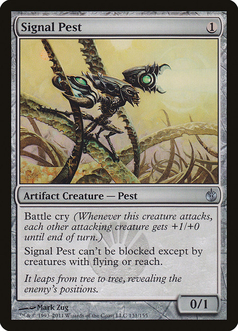 Signal Pest\nMirrodin Besieged\nSingle\nMagic The Gathering
