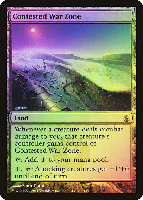 Contested War Zone\nMirrodin Besieged\nSingle\nMagic The Gathering