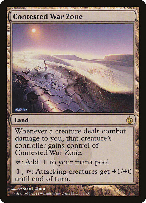 Contested War Zone\nMirrodin Besieged\nSingle\nMagic The Gathering