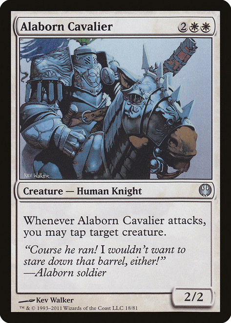 Alaborn Cavalier\nDuel Decks: Knights vs. Dragons\nSingle\nMagic The Gathering