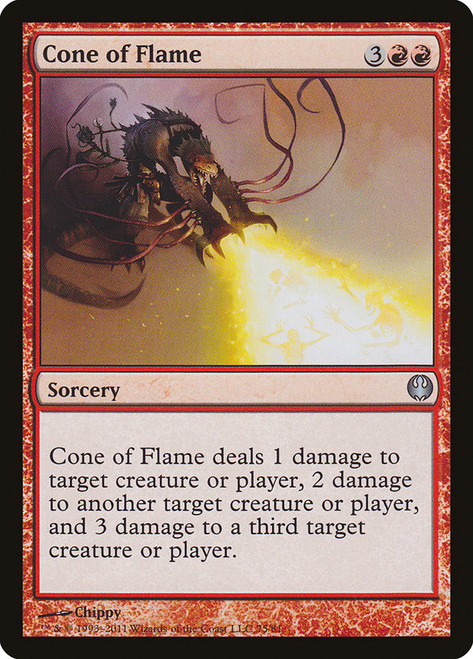 Cone of Flame\nDuel Decks: Knights vs. Dragons\nSingle\nMagic The Gathering