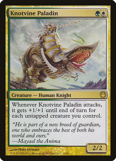 Knotvine Paladin\nDuel Decks: Knights vs. Dragons\nSingle\nMagic The Gathering
