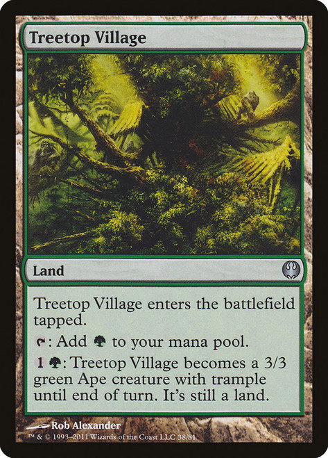Treetop Village\nDuel Decks: Knights vs. Dragons\nSingle\nMagic The Gathering