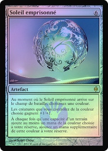 Caged Sun
New Phyrexia (Foil) - French
Single
Magic The Gathering