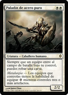 Puresteel Paladin
New Phyrexia - Spanish
Single
Magic The Gathering