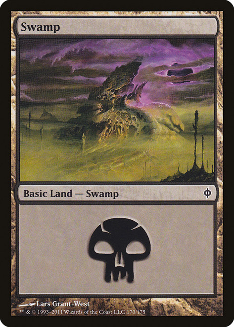Swamp (#170)\nNew Phyrexia\nSingle\nMagic The Gathering