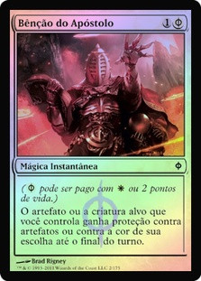 Apostle's Blessing
New Phyrexia (Foil) - Portuguese
Single
Magic The Gathering