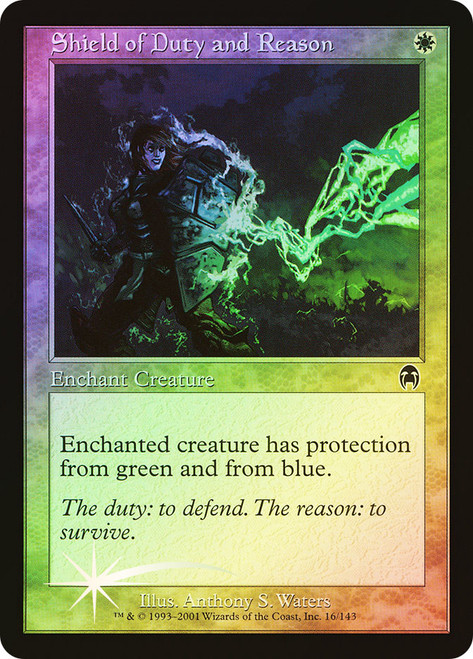 Shield of Duty and Reason\nApocalypse\nSingle\nMagic The Gathering