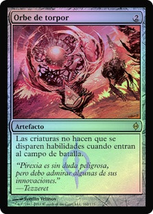 Torpor Orb
New Phyrexia (Foil) - Spanish
Single
Magic The Gathering