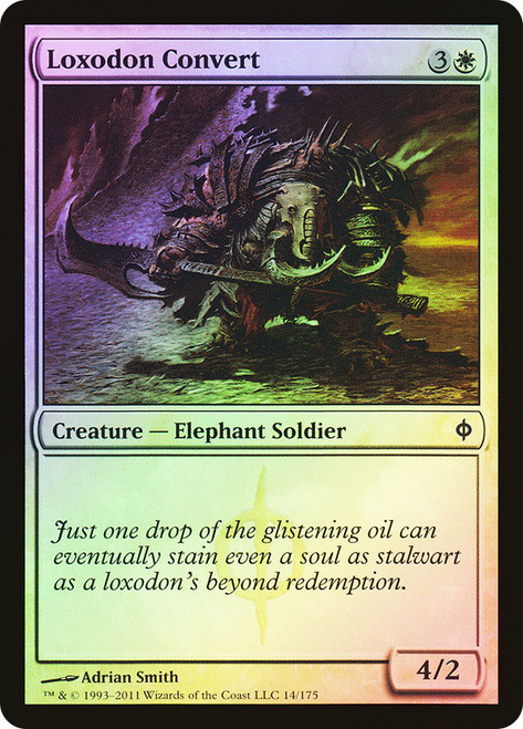 Loxodon Convert\nNew Phyrexia\nSingle\nMagic The Gathering