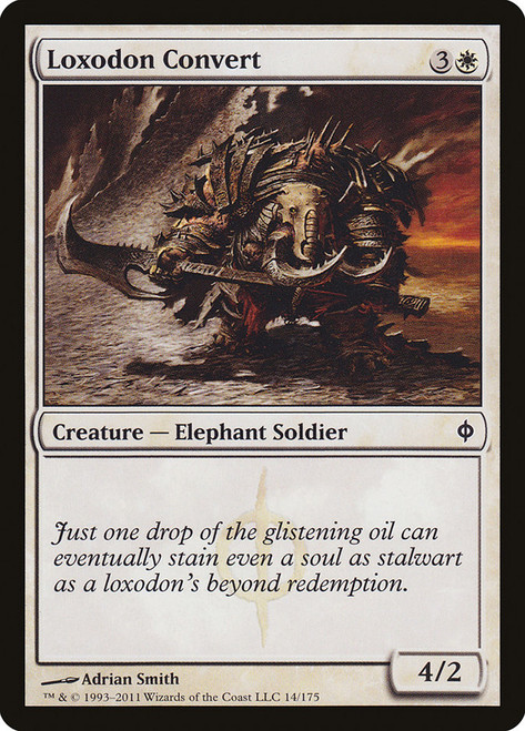 Loxodon Convert\nNew Phyrexia\nSingle\nMagic The Gathering