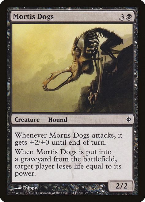 Mortis Dogs\nNew Phyrexia\nSingle\nMagic The Gathering