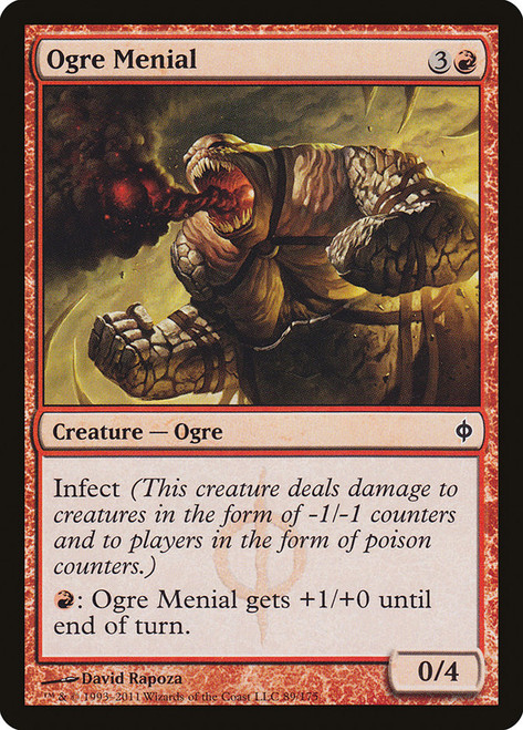 Ogre Menial\nNew Phyrexia\nSingle\nMagic The Gathering