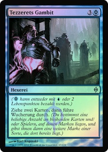 Tezzeret's Gambit
New Phyrexia (Foil) - German
Single
Magic The Gathering
