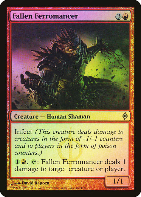 Fallen Ferromancer\nNew Phyrexia\nSingle\nMagic The Gathering