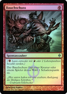 Gut Shot
New Phyrexia (Foil) - German
Single
Magic The Gathering