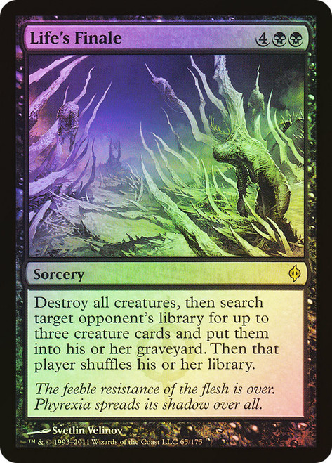 Life's Finale\nNew Phyrexia\nSingle\nMagic The Gathering