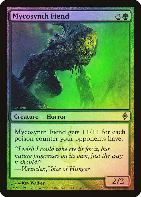 Mycosynth Fiend\nNew Phyrexia\nSingle\nMagic The Gathering