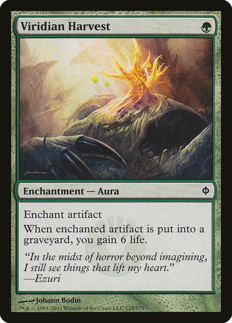 Viridian Harvest\nNew Phyrexia\nSingle\nMagic The Gathering