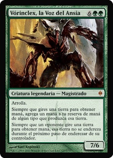 Vorinclex, Voice of Hunger
New Phyrexia - Spanish
Single
Magic The Gathering