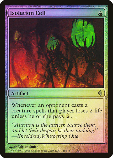 Isolation Cell\nNew Phyrexia\nSingle\nMagic The Gathering