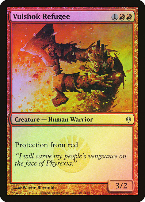 Vulshok Refugee\nNew Phyrexia\nSingle\nMagic The Gathering