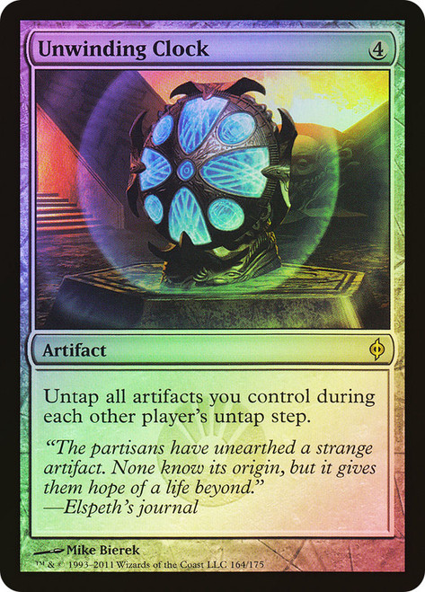 Unwinding Clock\nNew Phyrexia\nSingle\nMagic The Gathering