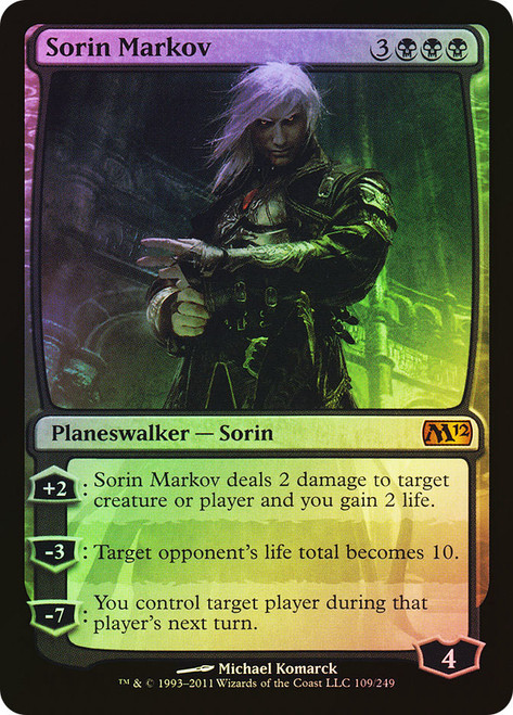 Sorin Markov\nMagic 2012 Core Set\nSingle\nMagic The Gathering