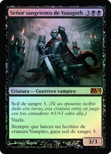 Bloodlord of Vaasgoth
Magic 2012 Core Set (Foil) - Spanish
Single
Magic The Gathering
