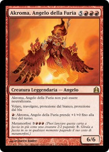 Akroma, Angel of Fury
Commander: 2011 Edition - Italian
Single
Magic The Gathering