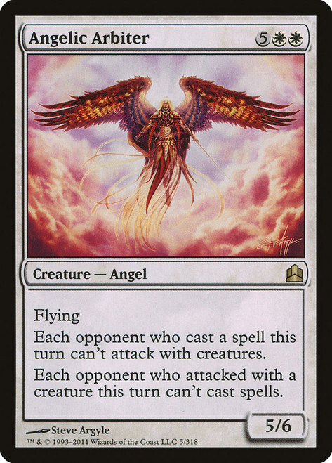 Angelic Arbiter\nCommander: 2011 Edition\nSingle\nMagic The Gathering