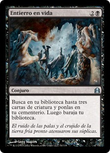 Buried Alive
Commander: 2011 Edition - Spanish
Single
Magic The Gathering