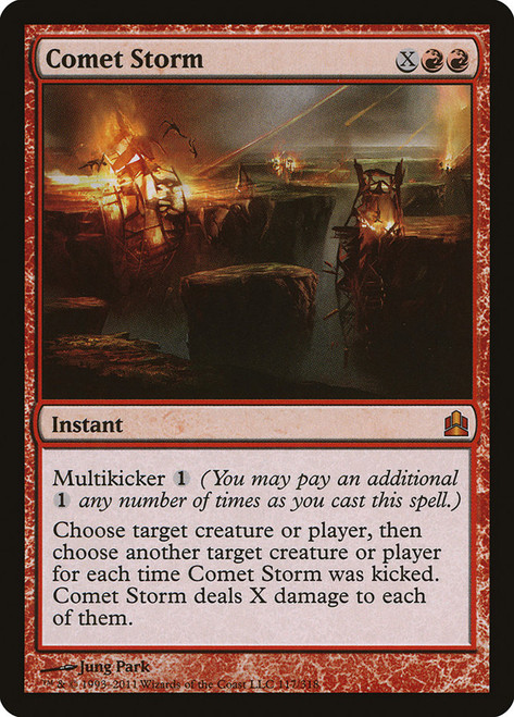 Comet Storm\nCommander: 2011 Edition\nSingle\nMagic The Gathering