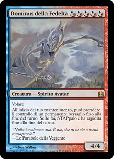 Dominus of Fealty
Commander: 2011 Edition - Italian
Single
Magic The Gathering
