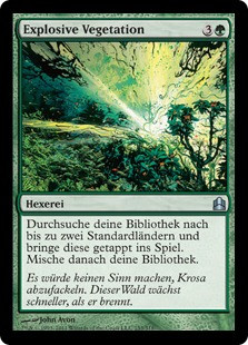 Explosive Vegetation
Commander: 2011 Edition - German
Single
Magic The Gathering