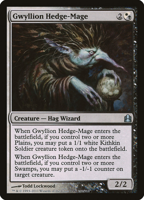 Gwyllion Hedge-Mage\nCommander: 2011 Edition\nSingle\nMagic The Gathering