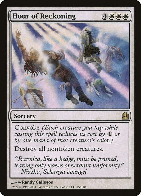 Hour of Reckoning\nCommander: 2011 Edition\nSingle\nMagic The Gathering