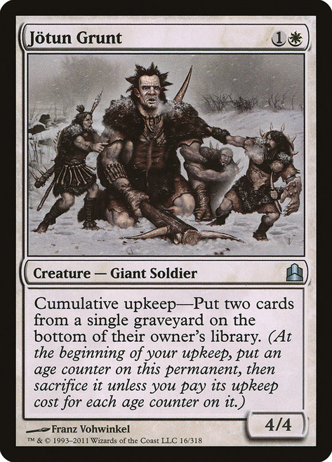 Jotun Grunt\nCommander: 2011 Edition\nSingle\nMagic The Gathering