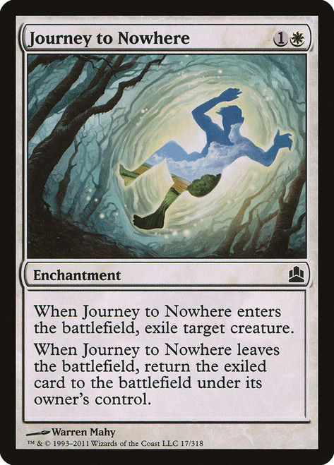 Journey to Nowhere\nCommander: 2011 Edition\nSingle\nMagic The Gathering