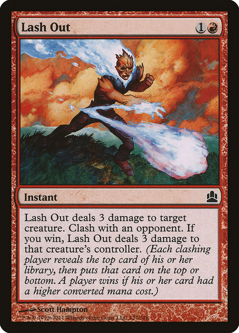 Lash Out\nCommander: 2011 Edition\nSingle\nMagic The Gathering