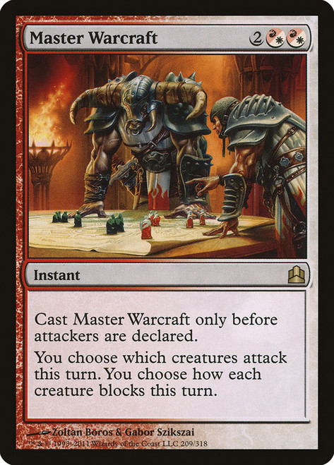 Master Warcraft\nCommander: 2011 Edition\nSingle\nMagic The Gathering