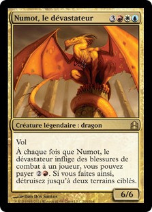 Numot, the Devastator
Commander: 2011 Edition - French
Single
Magic The Gathering