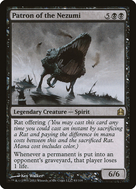 Patron of the Nezumi\nCommander: 2011 Edition\nSingle\nMagic The Gathering