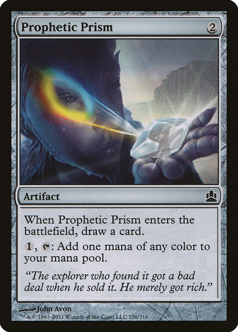 Prophetic Prism\nCommander: 2011 Edition\nSingle\nMagic The Gathering